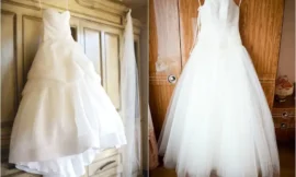 Чистка свадебного платья в домашних условиях