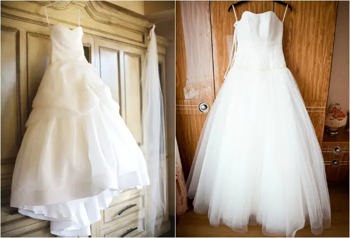 чистка свадебного платья в домашних условиях